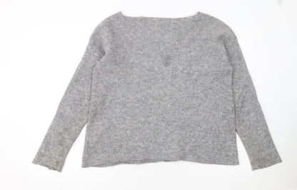Toast Women Grey Alpaca Wool Pullover Jumper Size M