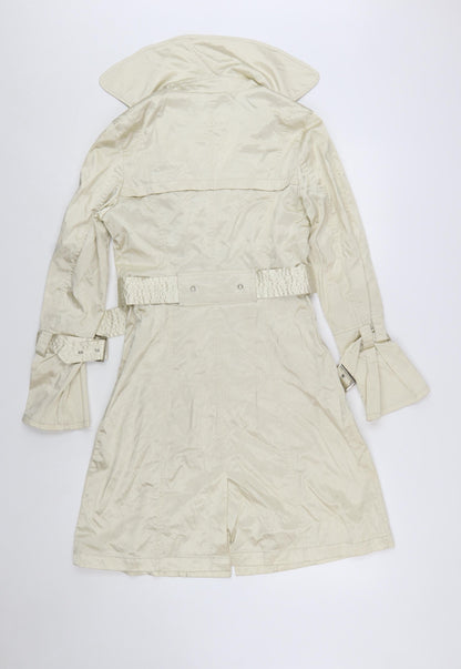 MaxMara Women’s Beige Belted Trench Coat S Classic Mid-Length