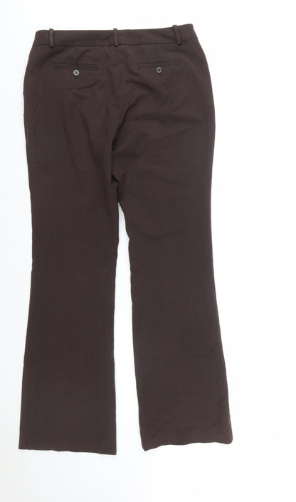 Worthington Women’s Brown Dress Pants Size 10 Straight Leg Modern Fit