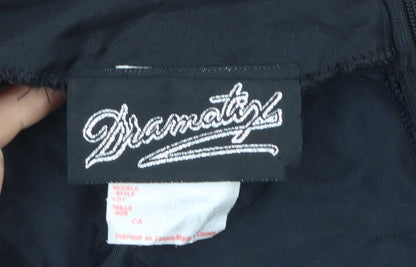 Dramatiz Women's Black Velvet Sleeveless Sheath Dress Size 10