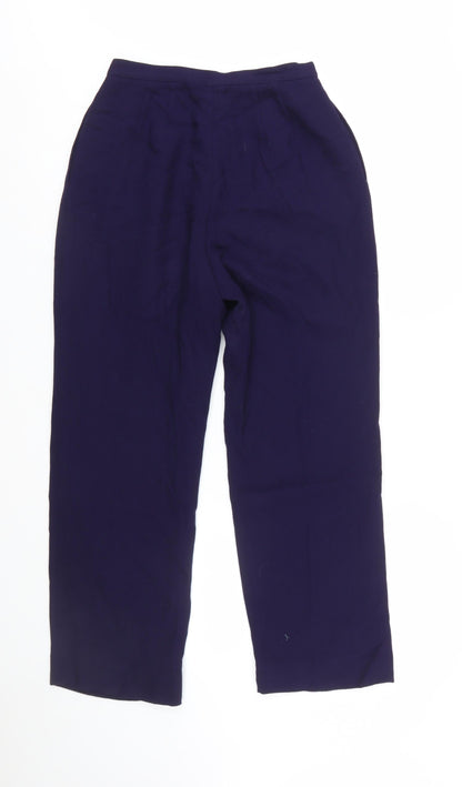 Kasper Women's Blue Petite 6P Pleated Dress Pants