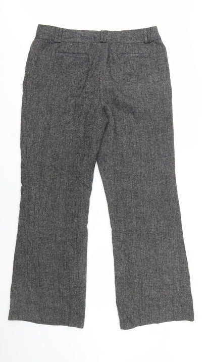 Dalia Collection Women's Grey Wool Blend Dress Pants Size 12