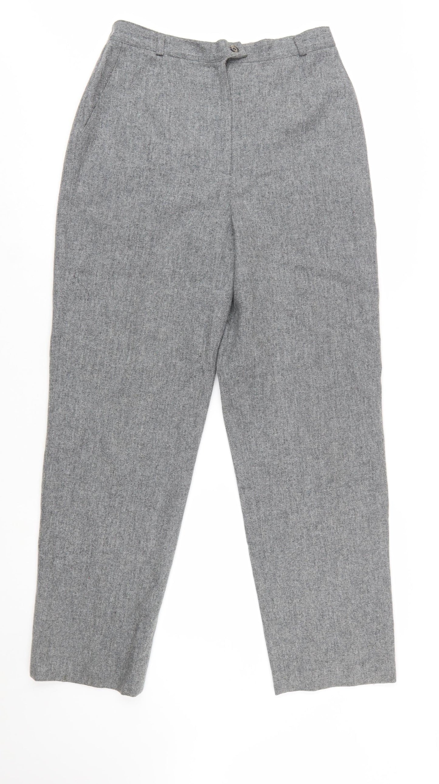 Koret Career Womens Grey Wool Dress Pants Size 14 Lined Workwear