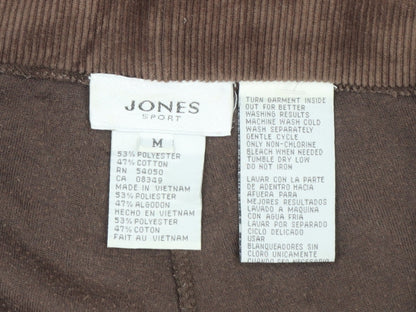 Jones Sport Women's Brown Velour Drawstring Sweatpants M
