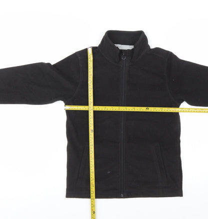 Regatta Professional Boys Black 11-12 Years Fleece Full Zip Jacket