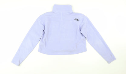The North Face Womens Lilac Fleece Pullover Sweatshirt Medium