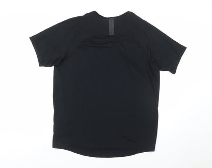 Nike Men's Black Short Sleeve Activewear T-Shirt Size L