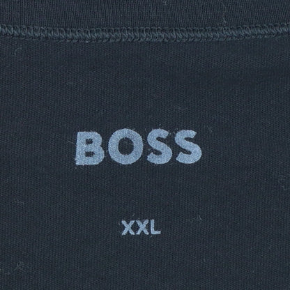 BOSS Men's Black 2XL Crew Neck Cotton T-Shirt