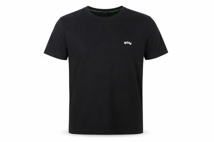 BOSS Men's Black Cotton Crew Neck Short Sleeve T-Shirt M