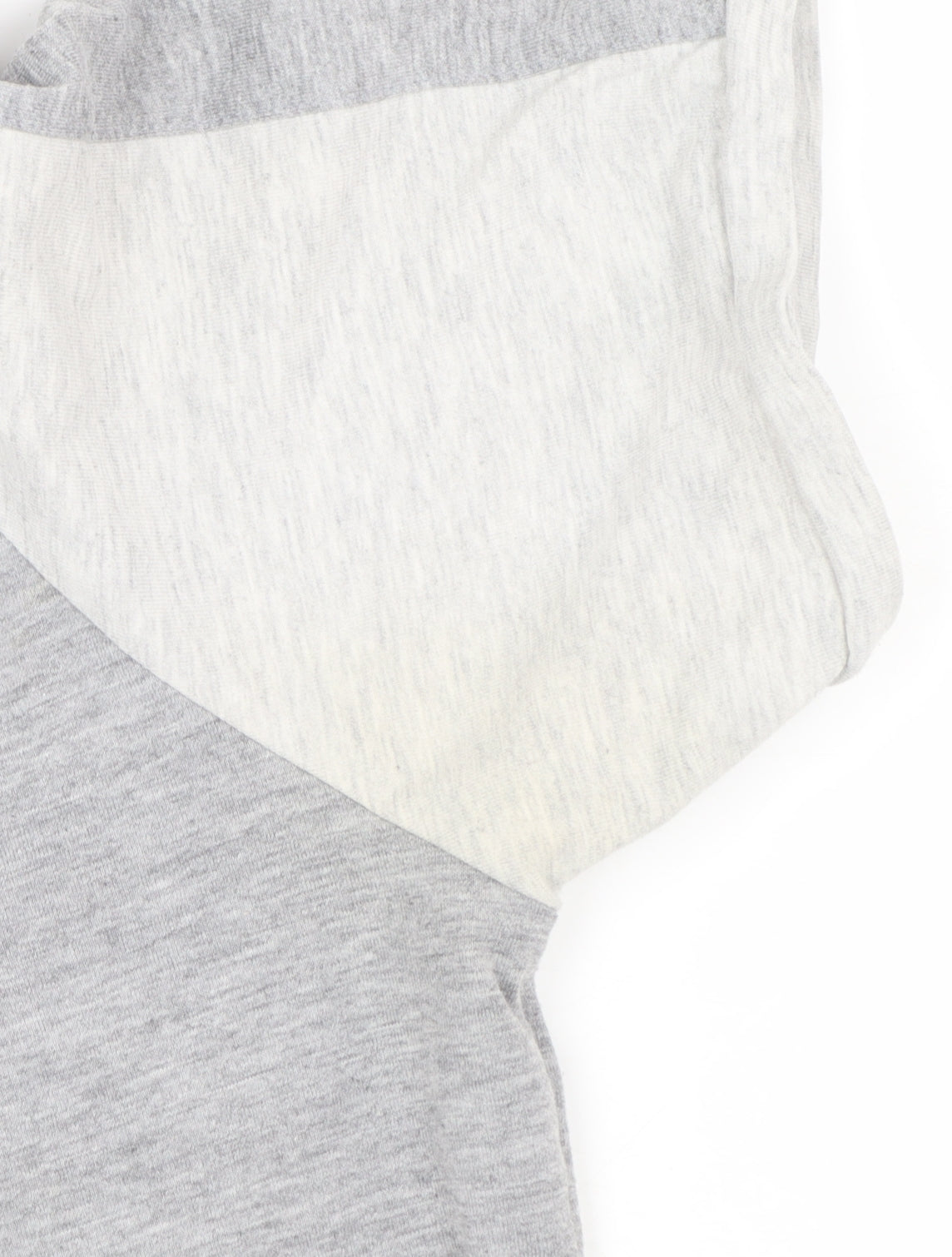 Gym King Men's Grey Colourblock Slim Fit Crew Neck T-Shirt Size M