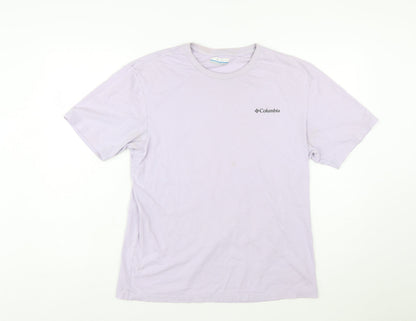 Columbia Men's Purple Graphic Outdoor T-Shirt Size M