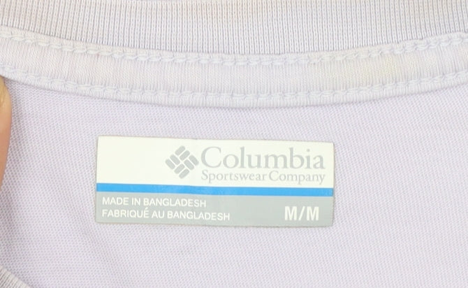 Columbia Men's Purple Graphic Outdoor T-Shirt Size M