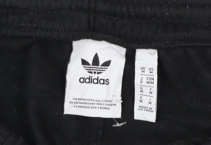 Adidas Men’s Black Jogger Trousers M Regular Fit Polyester