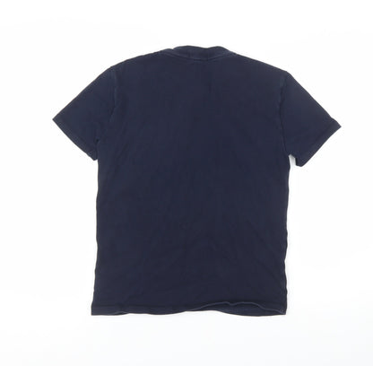 Polo Ralph Lauren Men's Navy Blue Cotton Crew Neck Slim Fit T-Shirt Size S
