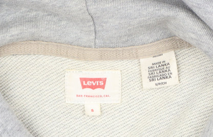 Levi's Men's Grey Logo Pullover Hoodie Size S Regular Fit