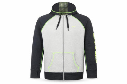 Nike Men's Grey Full Zip Therma-Fit Hoodie XL Sports Fleece