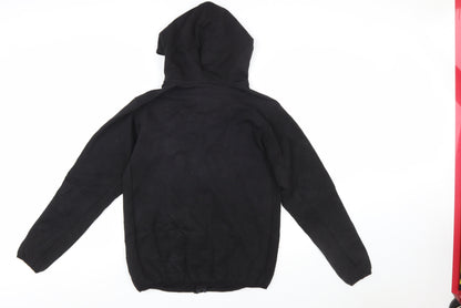 Nike Men's Black Full Zip Hoodie M Regular Fit Fleece