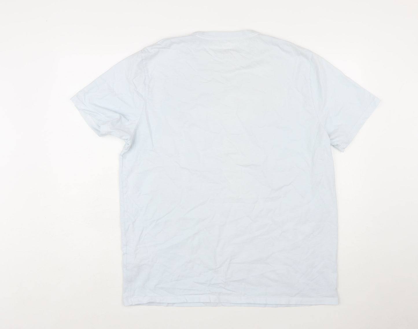 Joules Men's Blue XL Cotton Crew Neck Short Sleeve T-Shirt