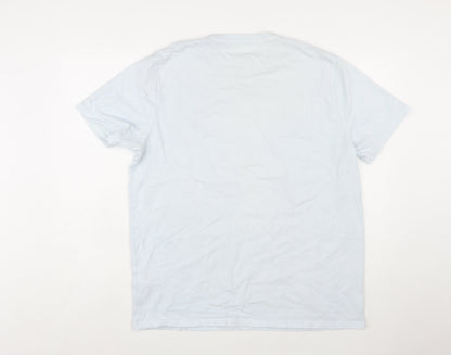 Joules Men's Blue XL Cotton Crew Neck Short Sleeve T-Shirt