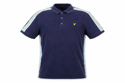 Lyle & Scott Men's Blue Cotton Polo Shirt Size L