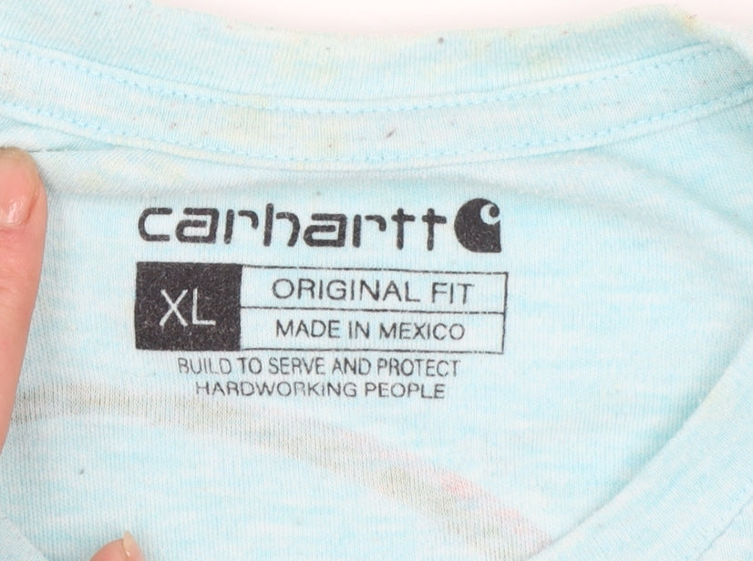 Carhartt Men's Blue XL Original Fit Graphic T-Shirt