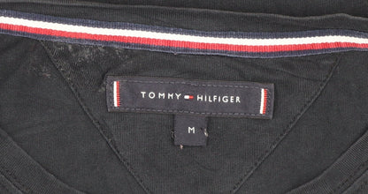 Tommy Hilfiger Men's Black Crew Neck Cotton Stretch T-Shirt M