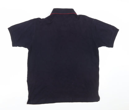 Paul & Shark Men's Blue Regular Fit Cotton Polo Shirt Size L