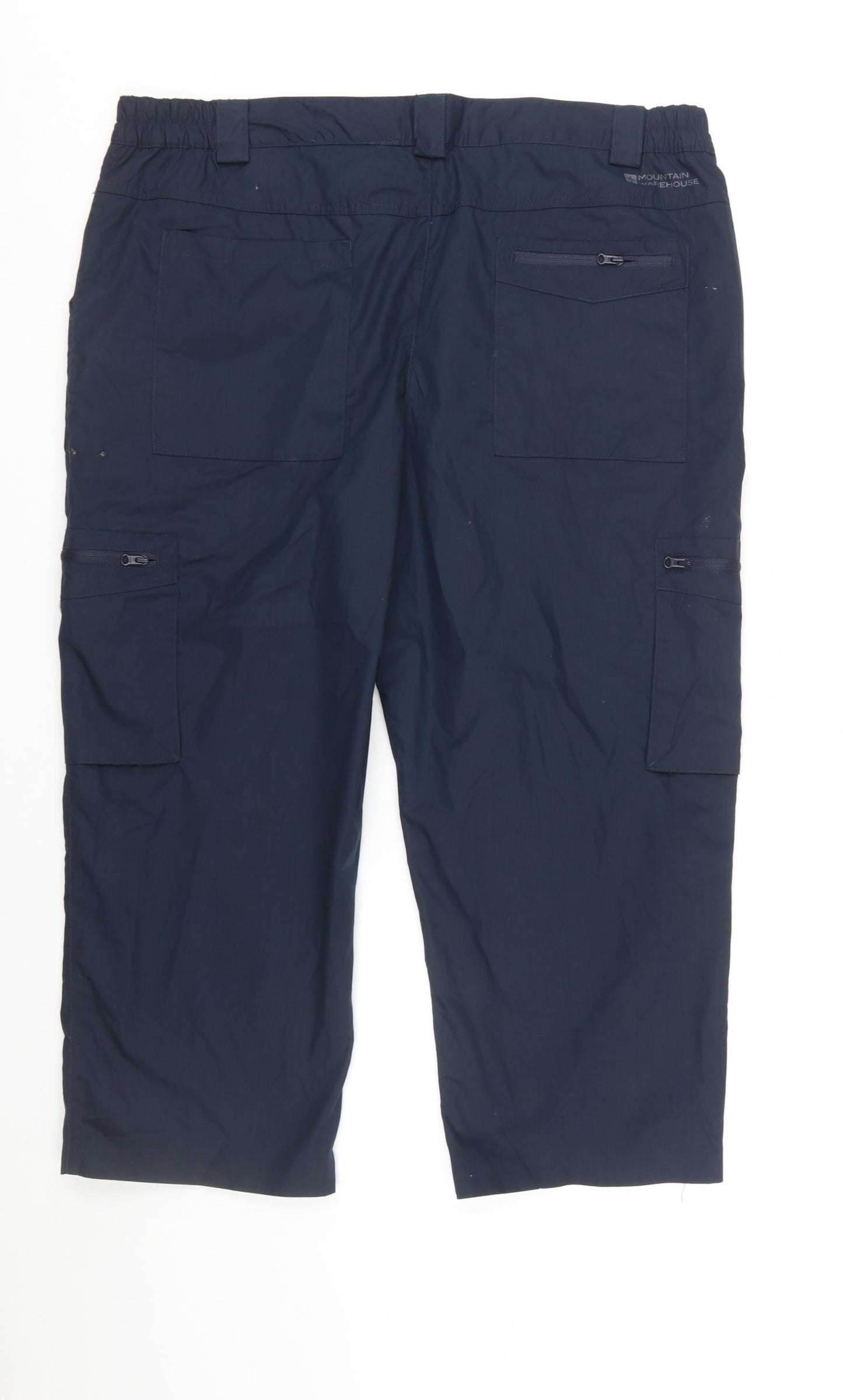 Mountain Warehouse Men's Blue Cargo Trousers Size L 36R Quick Dry