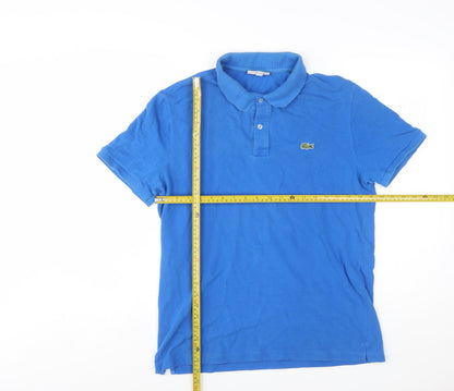 Lacoste Men's Blue Slim Fit Cotton Polo Shirt Size XL