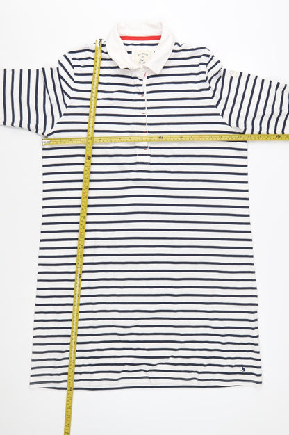 Joules Women’s Multicoloured Size 16 Striped Collared Shirt Dress