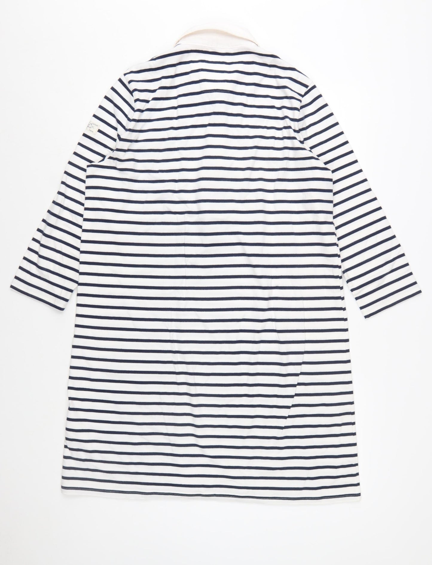 Joules Women’s Multicoloured Size 16 Striped Collared Shirt Dress