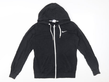 Nike Men's Black Full Zip Hoodie M Regular Fit Fleece Sportswear