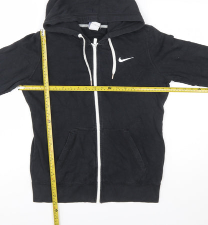 Nike Men's Black Full Zip Hoodie M Regular Fit Fleece Sportswear