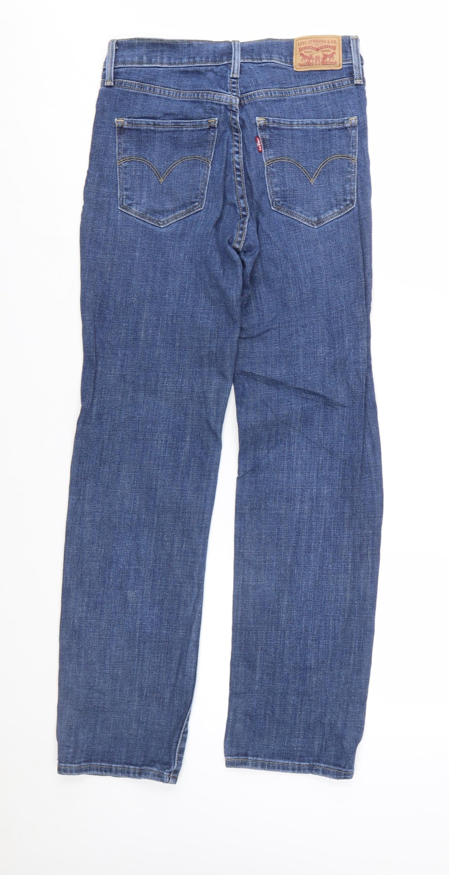Levi’s Women Blue 314 Shaping Straight Stretch Jeans Size 26