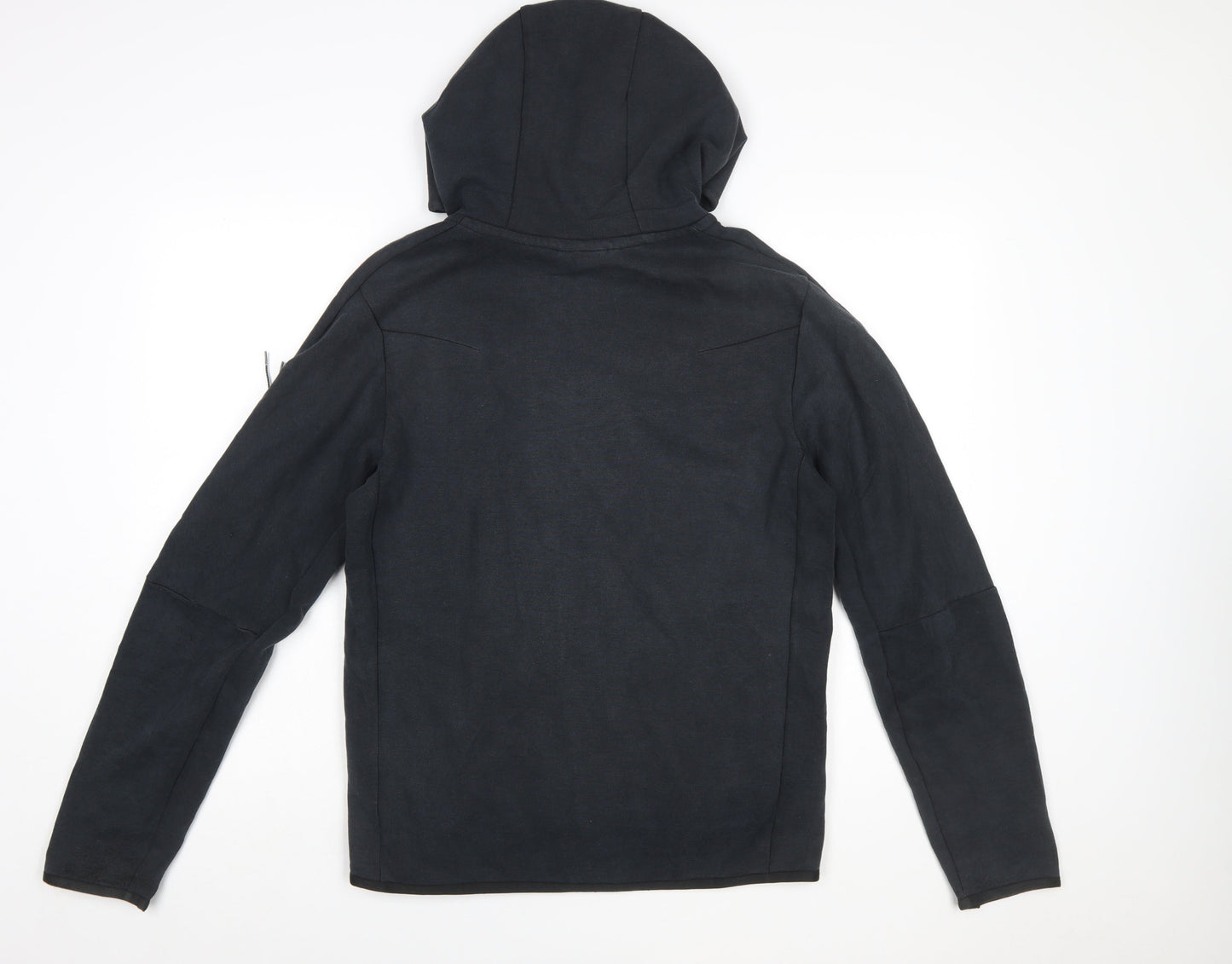 Nike Men's Black Full Zip Hoodie Size S Cotton Blend