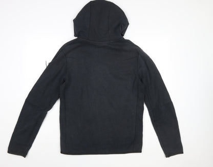 Nike Men's Black Full Zip Hoodie Size S Cotton Blend