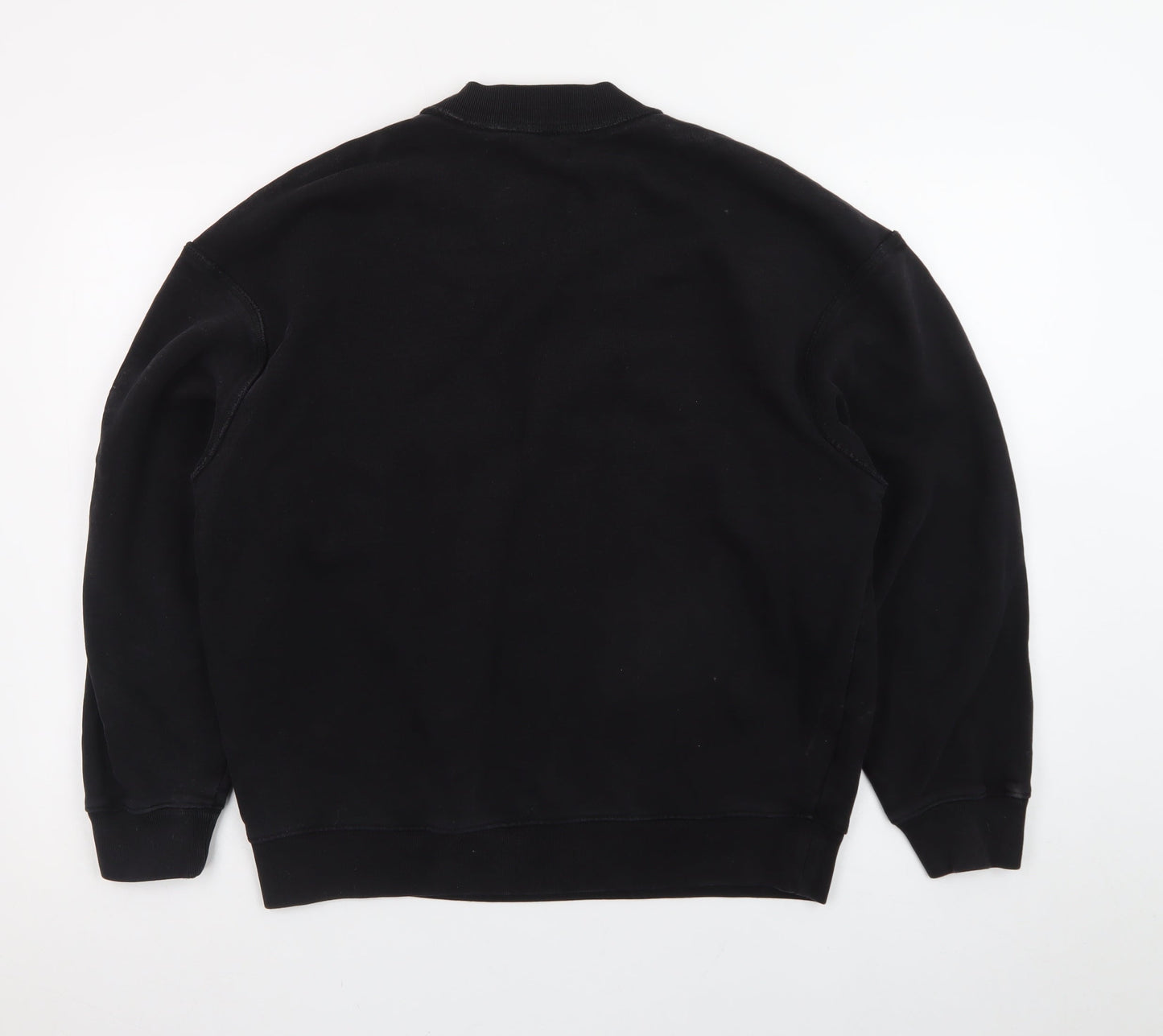 AllSaints Men's Black XS Pullover Crew Neck Sweatshirt