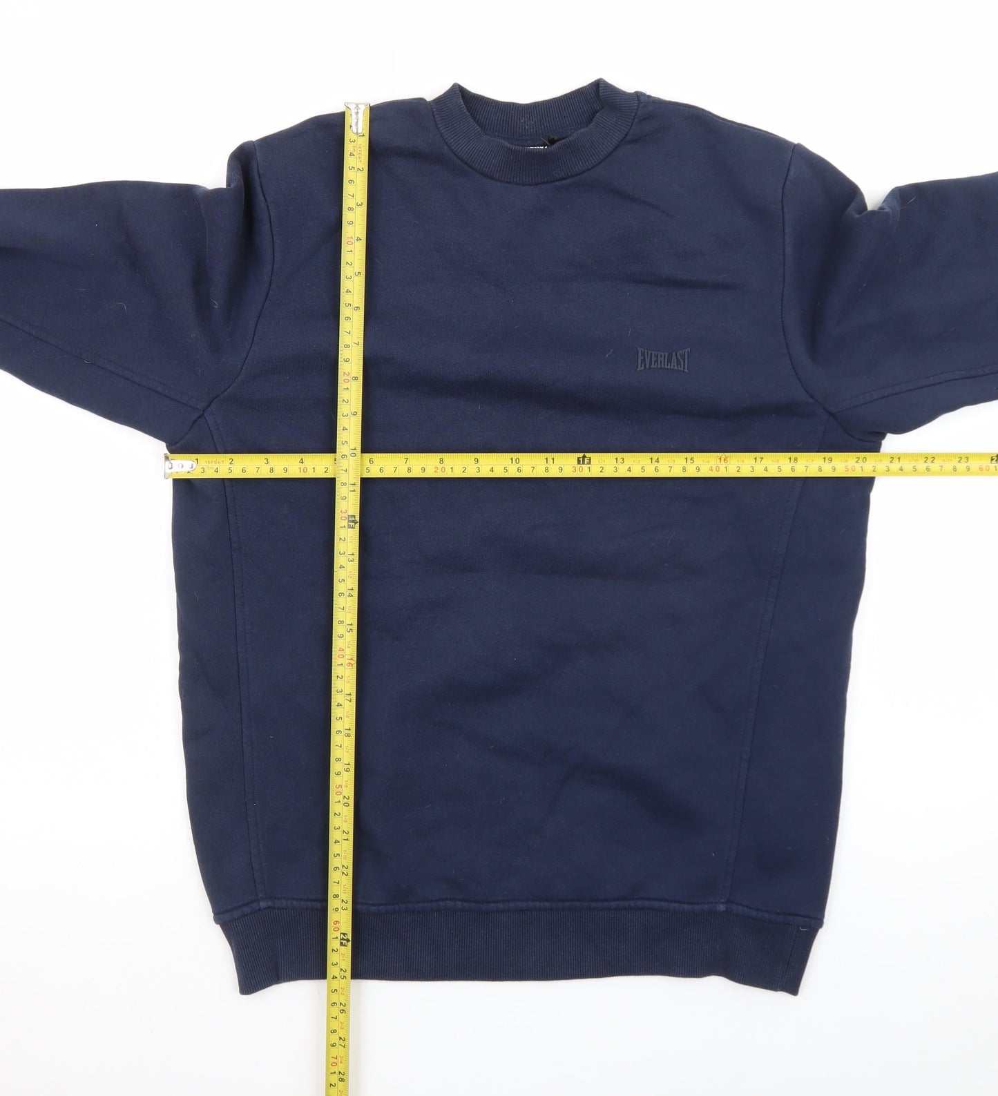 Everlast Men's Blue Pullover Sweatshirt XS Crew Neck Fleece Sportswear