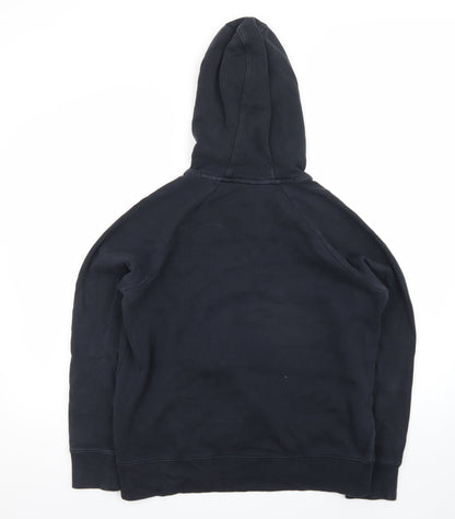 Under Armour Men’s Black Pullover Hoodie Small Graphic Logo Fleece