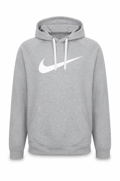 Nike Men's Grey Dri-Fit Pullover Hoodie Size L Sportswear