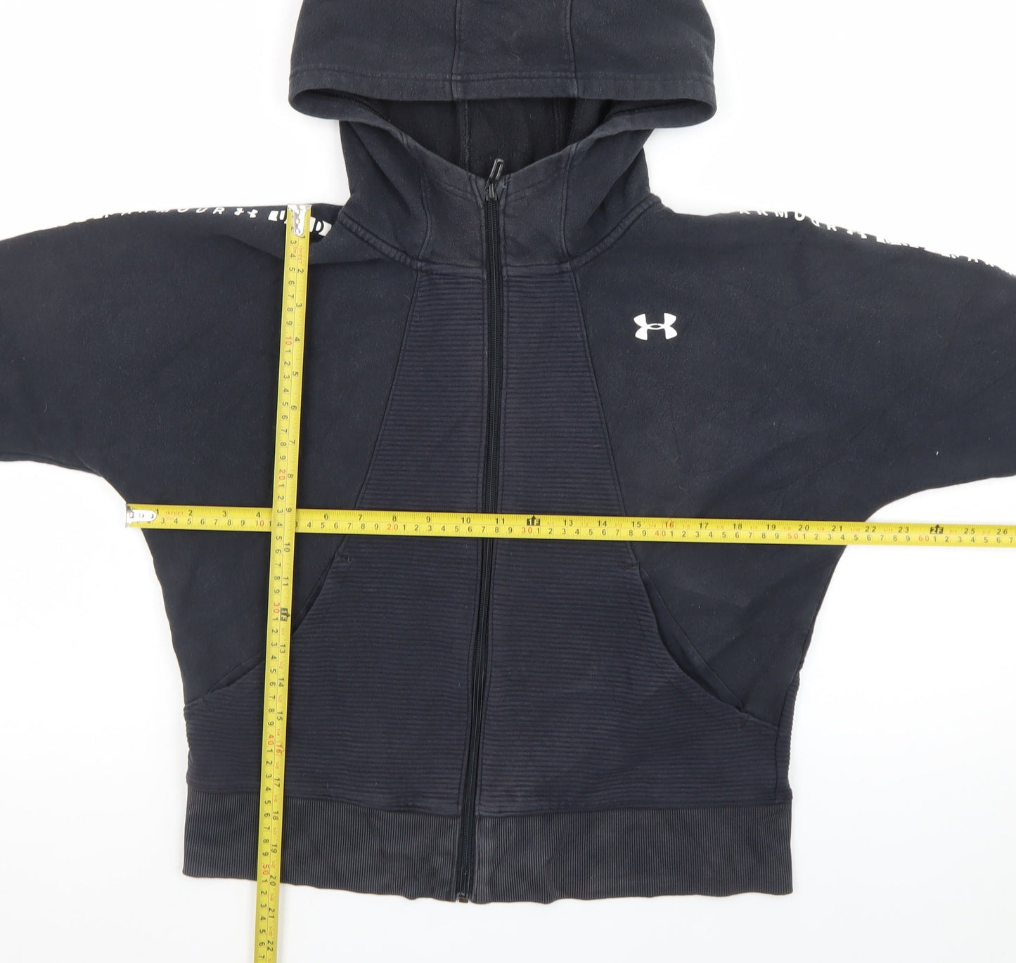 Under Armour Women's Black Medium Full Zip Hoodie Threadborne