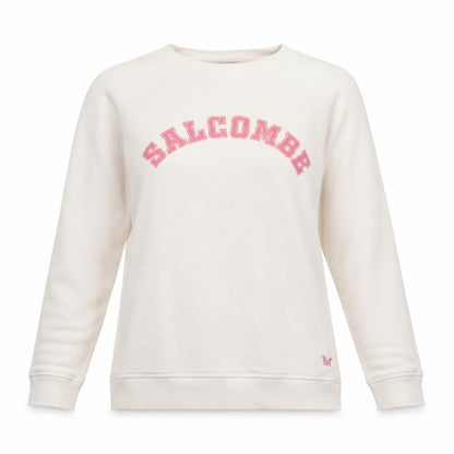 Crew Clothing Women Beige Salcombe Pullover Sweatshirt Size 10