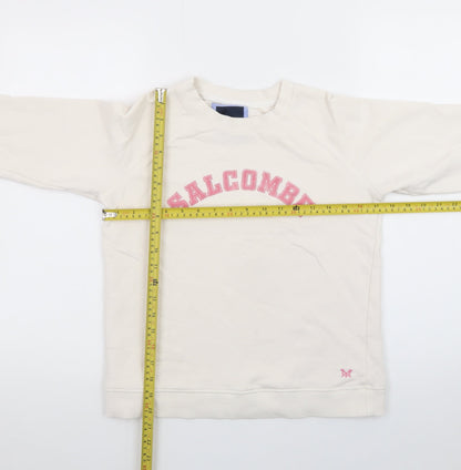 Crew Clothing Company Women Beige Salcombe Pullover Sweatshirt Size 10