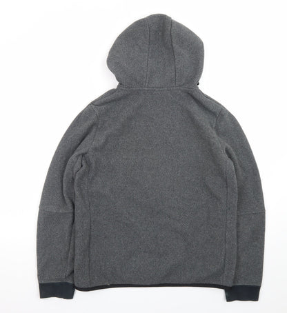 Nike Men’s Grey Full Zip Hoodie XL Fleece Sweatshirt
