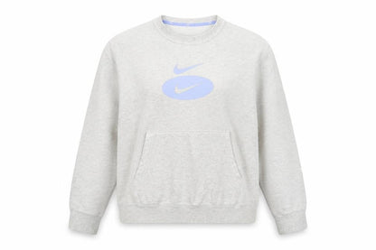 Nike Womens Grey XL Pullover Sweatshirt with Logo