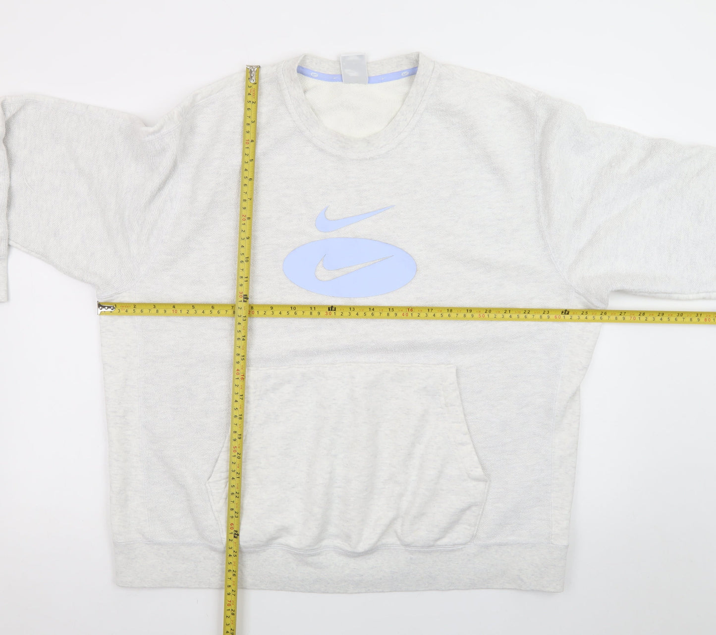 Nike Womens Grey XL Pullover Sweatshirt with Logo