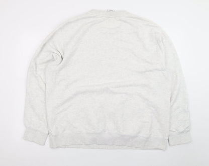 Nike Womens Grey XL Pullover Sweatshirt with Logo