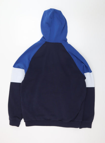 Slazenger Men's Blue XL 1/2 Zip Fleece Hoodie Sweatshirt