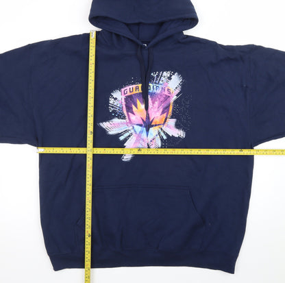 Marvel Men's Blue 2XL Pullover Hoodie Guardians of the Galaxy Graphic