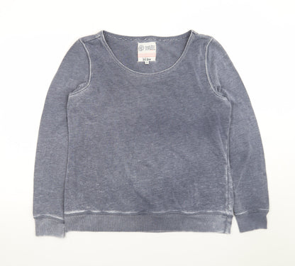 Fat Face Womens Blue Size 16 Pullover Sweatshirt Casual Cotton